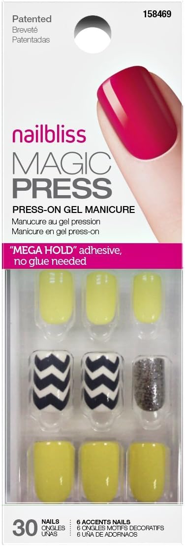 Nail Bliss Between the Lines Press On Nails Between the Lines