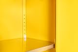 BiGDUG Metal COSHH Hazardous Substance Storage Cabinet 3 Shelf HSE Safety view 9