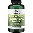 Swanson Lemon Balm Passion Flower Skullcap Complex 180 Capsules