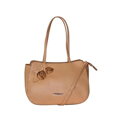 Caprese Mia Womens Satchel (Beige)