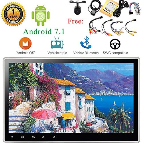 Stereo Backup Camera Eincar NEW Android 7.1 Quad-core 10.1inch Car stereo DVD player Car Video Automotive,2GB RAM 16GB ROM,Support Bluetooth ,In Dash/Deck Mirrorlink,WIFI, Car Audio Video System