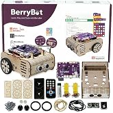 BerryBot &ndash; Programmable Robot Kit with Raspberry Pi RP2040 | STEM Learning, Graphical Coding, Easy Assembly, Obstacle Avoidance, Line and Light Tracking, Sumo Battle Modes, Scratch Robot