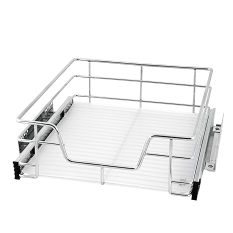 bremermann Teleskopschublade, Küchenschublade mit Einlegeboden, 50 cm