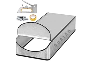 DUALSO Attic Stairs Insulation Cover with Zipper Insulator Bag Energy Saving 25" x 54" x 11" Cover to Insulate Attic Access Door Opening (Attic Cover + Installation Tools)