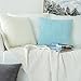 MIULEE Pack of 2 Pillow Covers 18x18 Inch Inch Cream White Super Soft Corduroy Decorative Throw Pillows Couch Home Decor for Cushion Sofa Bedroom Living Room