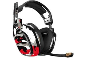 MightySkins Skin Compatible With Astro A40 3rd Generation Gaming Headset - Red Camo Protective, Durable, and Unique Vinyl Dec