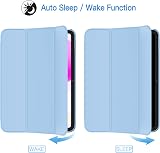 JETech Case for iPad 11th 10th Gen 11 10.9 Inch 2025 2022 Slim Smart Cover Blue view 6