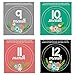 Monthly Baby Stickers | Waterproof Newborn Boys Girls Milestone Stickers | PAMBO Infant Age Belly Chalk Stickers | Scrapbook Photo Keepsake/Shower Gift Idea | 16in1
