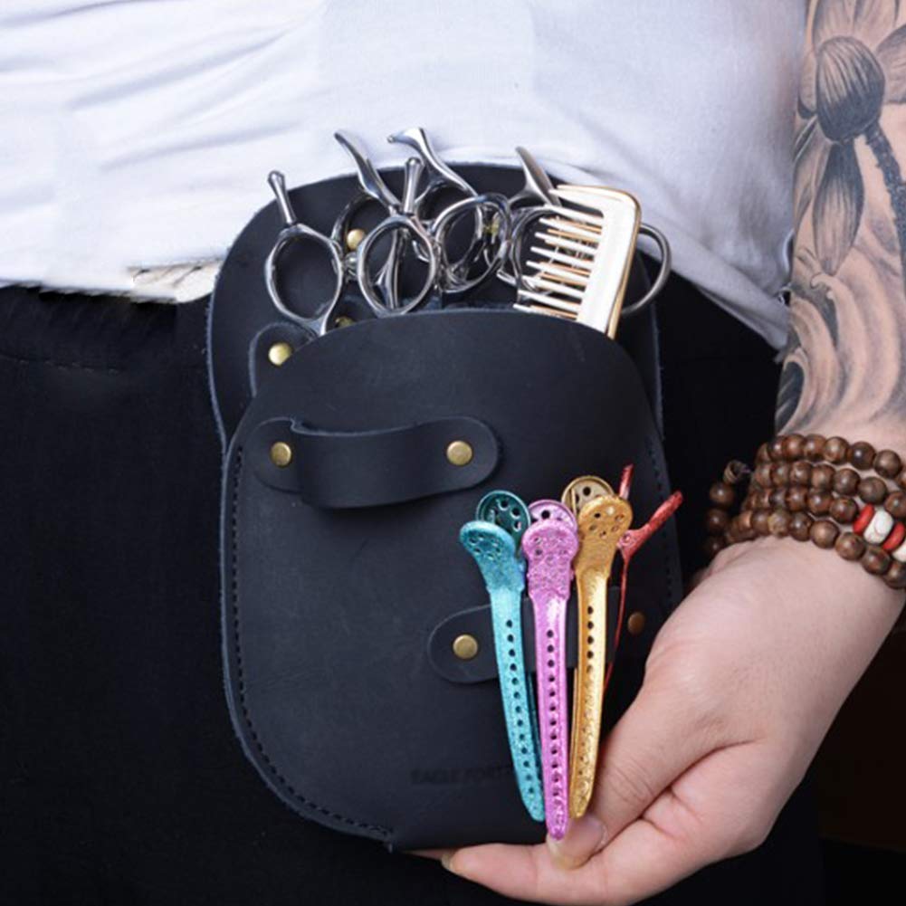 FHSGG Scissor Pouch Hairdressing Belt,Salon Barber Hairdressing Scissors Holster Hair Stylist Tools 
