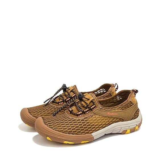 Lucdespo Watenschuhe für Herren Luftdurchlässiges Mesh für den Sommer Schnell trocknende Bergsteiger-Wander- und Stream-Traci