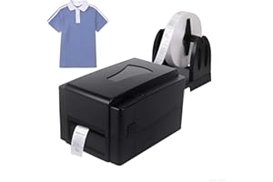 Satin Ribbon Printer - Professional Thermal Transfer Barcode Printer for 20-108mm Width Ribbons | Print Custom Presents Tags,