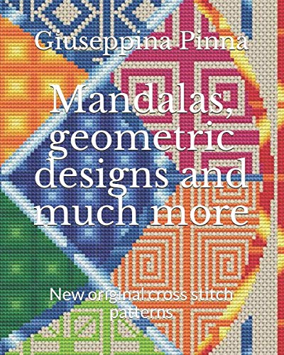 Mandalas, geometric designs and much more: New original cross stitch patterns by Giuseppina Pinna