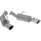 MBRP S7200AL Dual Mufflers Axle Back, Split Rear Exhaust System (Aluminized Steel)