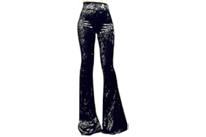 ShopMyTrend SMT Women's High Waist Wide Leg Long Palazzo Bell Bottom Yoga Pants