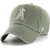 '47 New York Yankees Adjustable Cap Clean Up MLB, Los Angeles Angels Moss, One Size