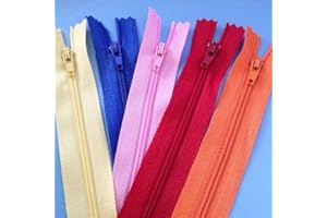 10pcs Separating Jacket Zippers for Sewing Coats 11.8 Inch Replacement Zipper Tape