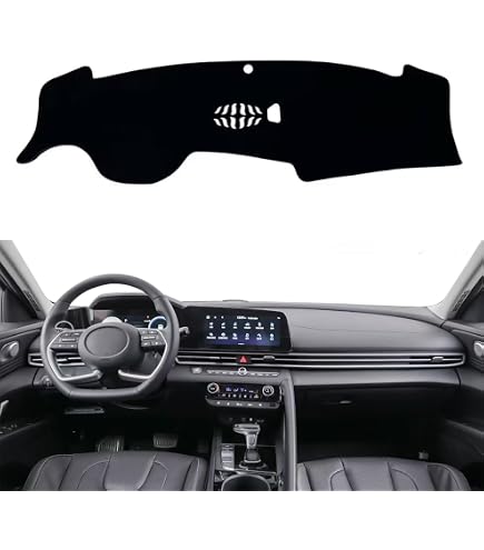 Para Hyundai Elantra 2016 2017 2018 2019 2020, Tapete De Cubierta De Tablero De Coche Para Evitar La Luz, Protector Solar, Panel De Instrumentos, Accesorios De Alfombra