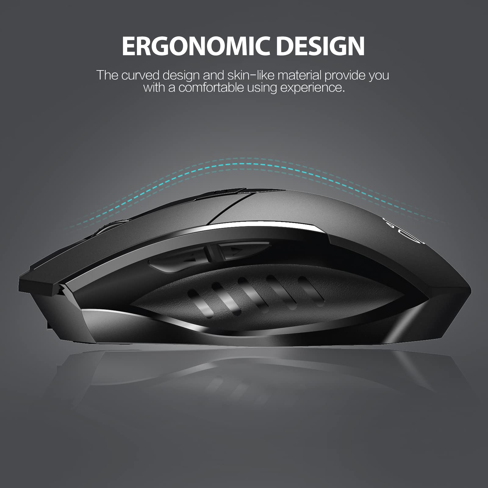 Mua INPHIC Mouse, 3 Modes Bluetooth 5.0&4.0 Mouse 2.4G Rechargeable ...