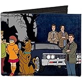 Wallet Bifold Canvas Scoobynatural Scooby Doo Supernatural 8 Character Group Pose2