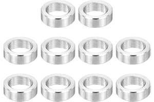 PATIKIL M8 Stainless Steel Spacers, 12Pcs Metal Spacer 8mm ID x 12mm OD x 4mm L Screw Standoff for 5/16" or M8 Screw