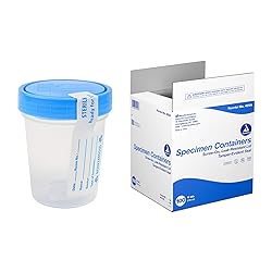 Dynarex Specimen Containers, 4 oz., Sterile, Bulk