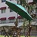 Abba Patio 11ft Patio Umbrella Outdoor Umbrella Patio Market Table Umbrella with Push Button Tilt and Crank for Garden, Lawn, Deck, Backyard& Pool, Dark Green