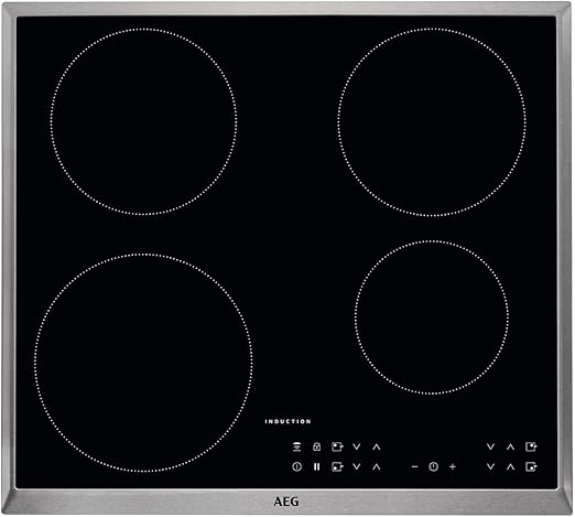 Aeg Ikb6430axb Autarkes Kochfeld Herdplatte Mit Touchscreen Topferkennung Hob Hood Funktion Induktionskochplatte 4 Kochzonen Edelstahlrahmen 60 Cm Amazon De Elektro Grossgerate