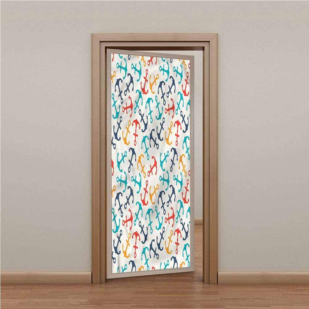 Decor Door Decals SelfAdhesive Door Mural, AnchorAnchor