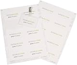 Q-Connect Name Badge Inserts 54x90mm 10 Per Sheet Pack of 25 view 3