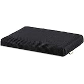 Zhi Jin Soft Rectangle Chair Cushion Memory Foam Mesh Seat Pads Cushions with Ties for Home School Office Black