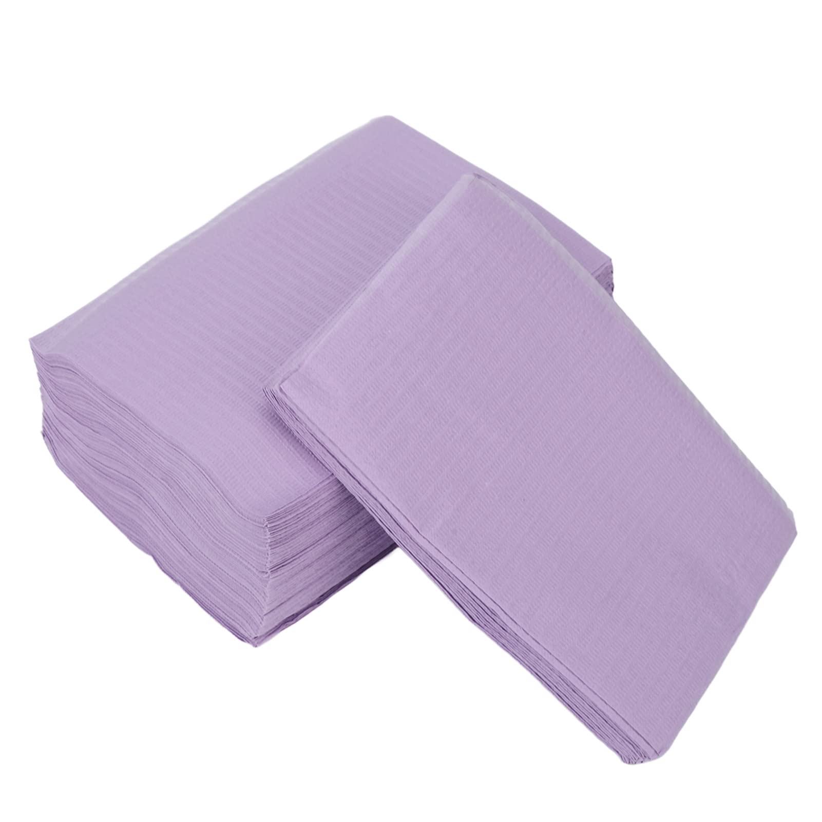 Sonew 50 Pcs Tattoo Table Mats, Disposable Nail Art Desk Pad Table Mats, Waterproof Breathable Large Size DIY Tablecloth for Tattoo Manicure Eyelashes(Purple)