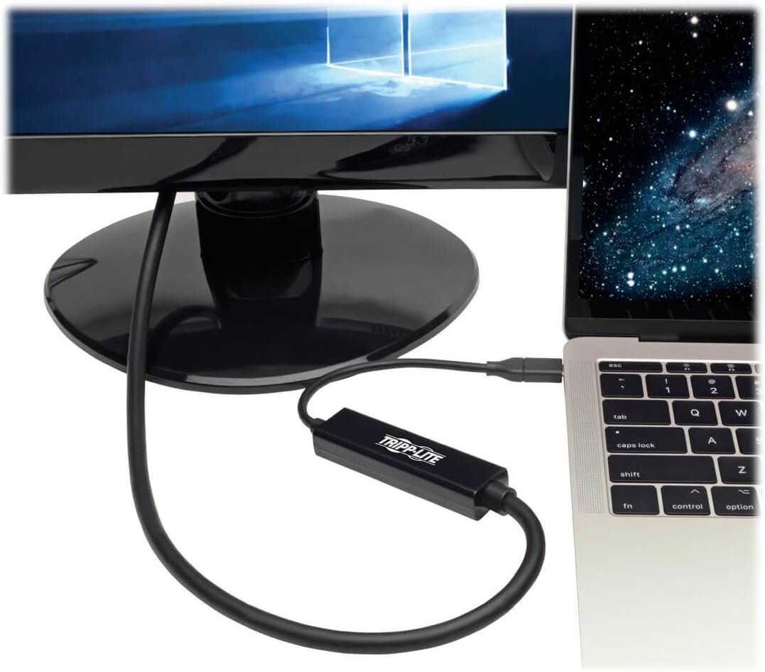 Tripp Lite USB-C to DisplayPort 4k Active Adapter Cable (M/M), 0.91 m (U444-003-DP), Black - Image 3