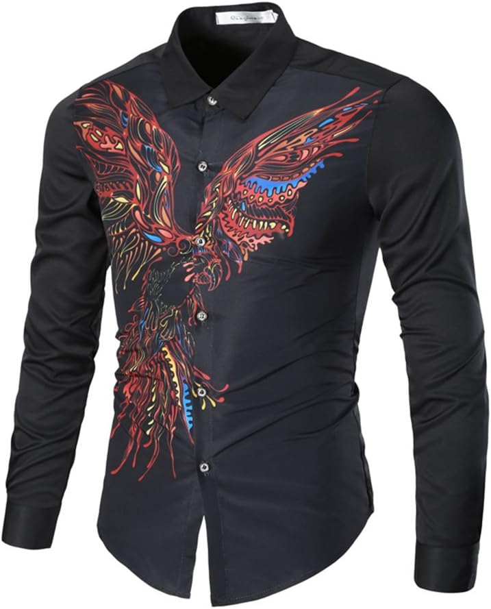 PIZZ ANNU 3D Printed Long Sleeve Fashion Shirt