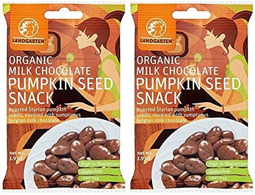 (2 PACK) - Landgarten Pumpkin Seed & Chocolate Snack Mix | 55 x 10g x | 2 PACK - SUPER SAVER - SAVE MONEY