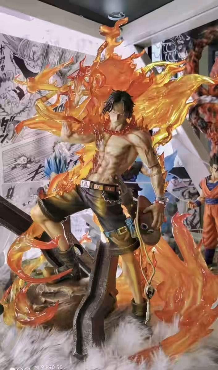 Amazon ワンピース エース フィギュア 海外 樹脂製 Gk完成品 塗装済み Swガレージキット フィギュア ドール 通販