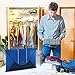 Dot&Dot Packing Folder for Travel - 15 inch Garment Sleeves 2 piece Set Blue