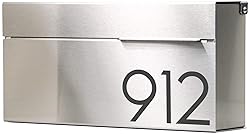 Vsons Modern Design Mailbox, Stainless