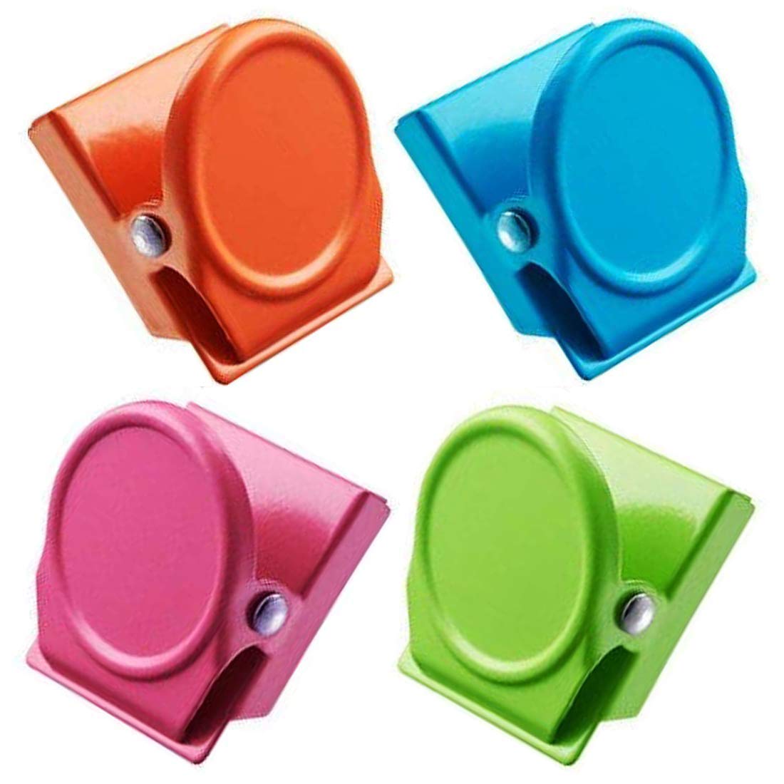 Favson - 4 clips magnéticos de metal, imanes, imanes de nevera ...