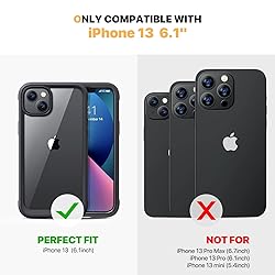 Diaclara Designed for iPhone 13 Case, Full Body