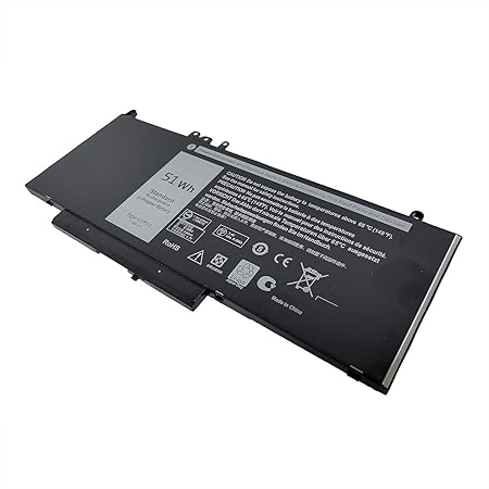Amazon Com Fliw G5m10 Replacement Battery Compatible With Dell Latitude E5450 E5550 Notebook 15 6 G5m10 Wyjc2 1ky05 8v5gx R9xm9 7 4v 51wh Computers Accessories
