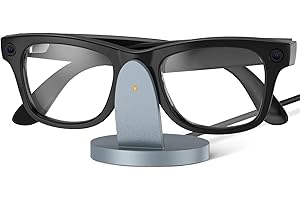 QCHMM Charging Stand Compatible with Ray-Ban Meta Wayfarer, Headliner and Skyler Smart-Glassers, Charging Station with USB Type C Charging Cable for Ray-Ban Meta 2