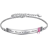 Sterling Silver Engraved Inspirational Adjustable Bracelet Graduation Gift for Her, Women Bracelets