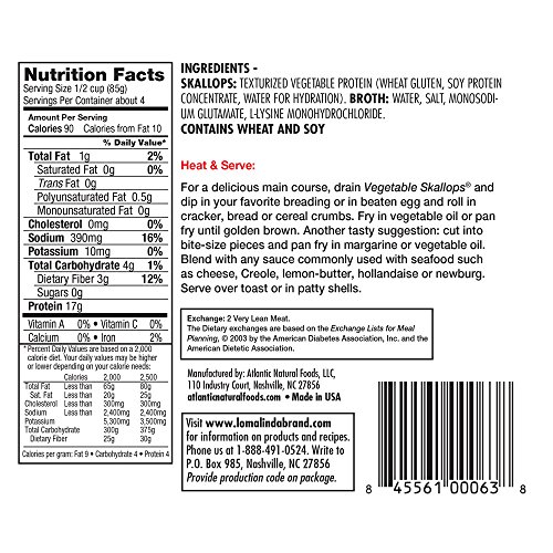 4 Loma+Linda+Plant+Based+Vegetable+Skallops