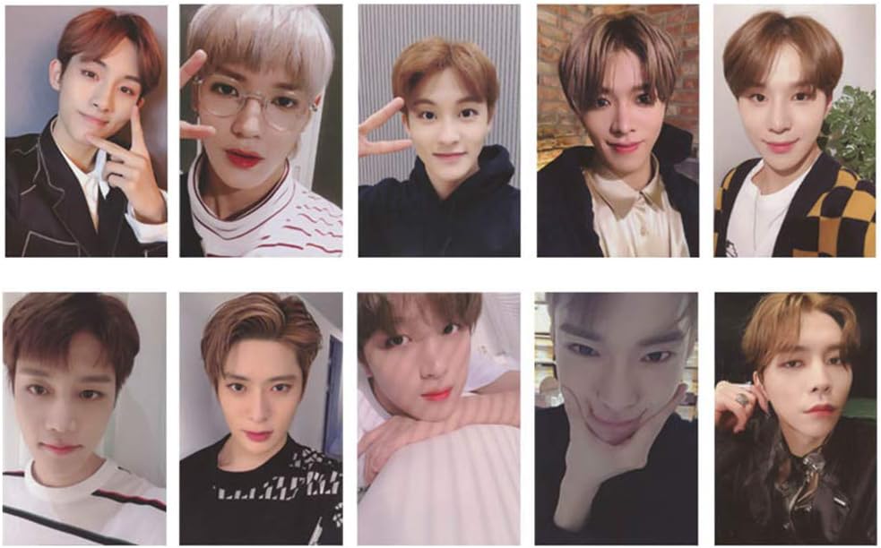 gerFogoo 2020 Kpop NCT 127 NCT U NCT Dream Lomo Card Postcard 《WE are Superhuman》《NCT #127 Regulate》《Awaken》Sticker Paintings Photo Hot Gift(8.65.4cm/10pcs/set)