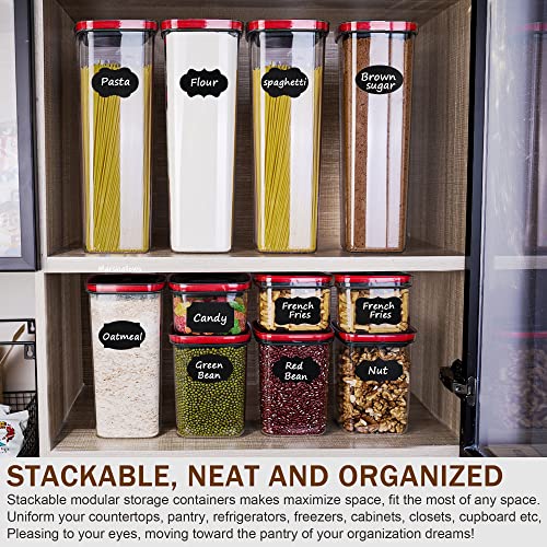 Kanuusiz Airtight Food Storage Containers Set 12 pack, BPAFree