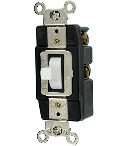 Amazon.com: Leviton 15 Amp, 120/277 Volt, Toggle Double-Throw Ctr