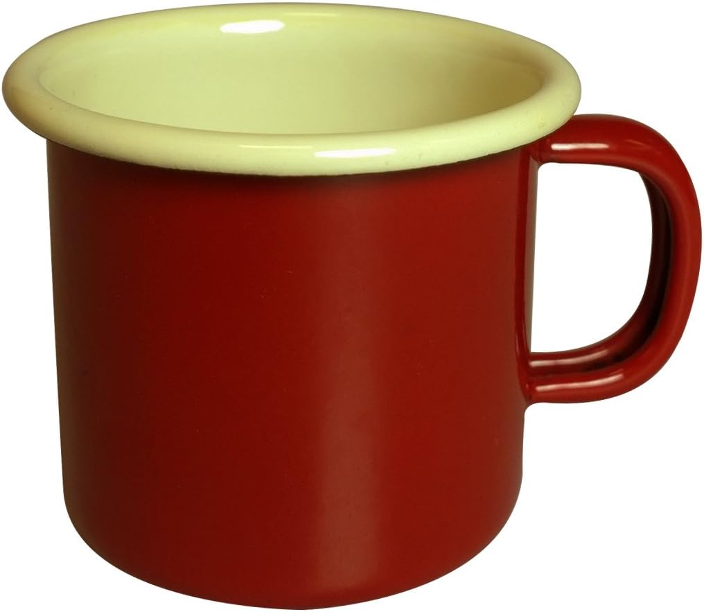 Dexam Vintage Home Enamelware 150ml Espresso MugClaret, Red Amazon.co