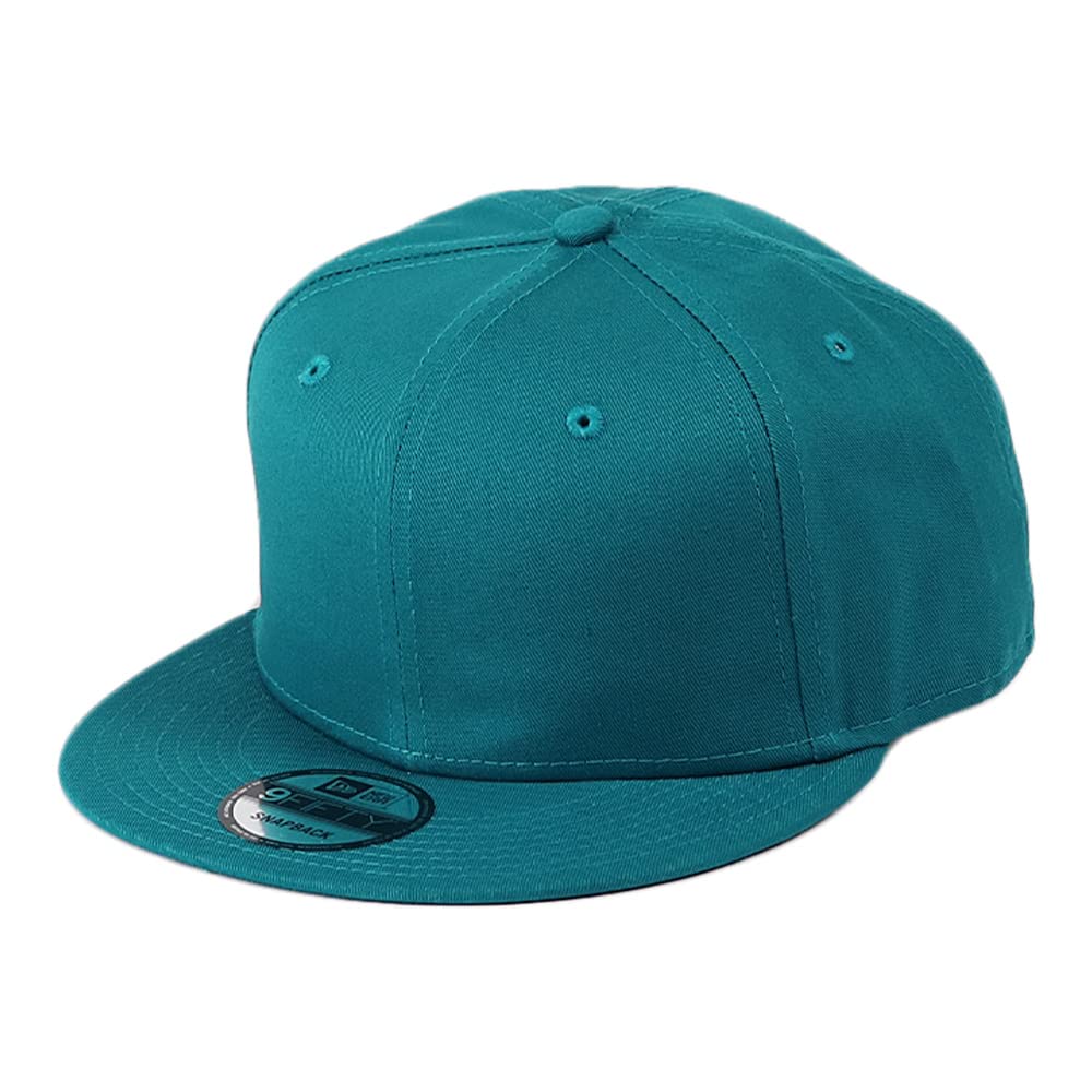 New Era [ニューエラ] キャップ 無地 メンズ 帽子 スナップバック 9FIFTY NE400 99HeadweaShopステッカー付き ベースボールキャップ 男女兼用 シャークティール 浅葱色 Free Size [並行輸入品] の商品画像