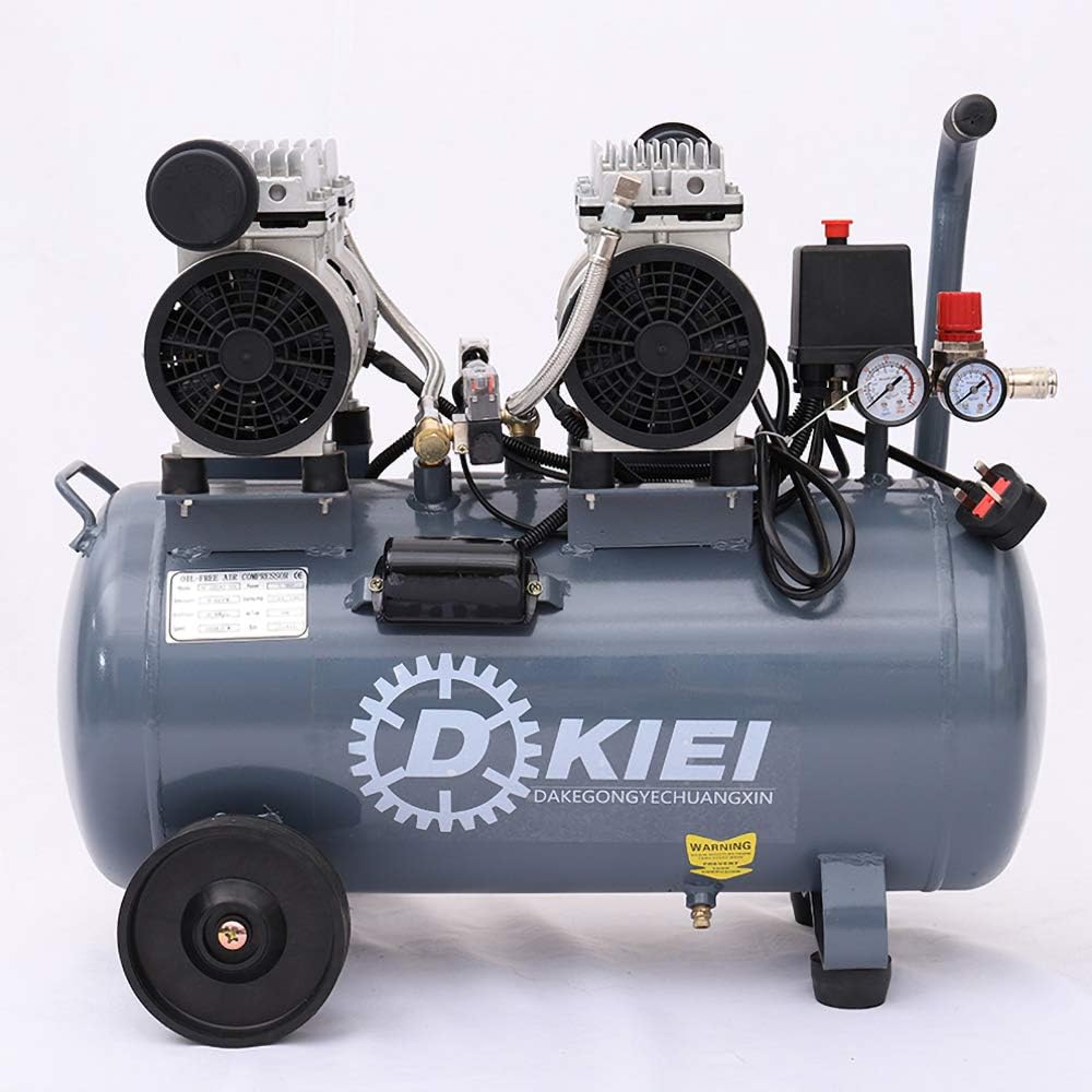 Low Noise Silent Air Compressor 50 Litre 9.6CFM 3.5HP Oil Free Amazon