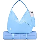 Ceneda Large Gym Bag for Women with Hidden Yoga Mat Holder & Shoe Compartment & Wet Pocket, Sports Duffle Bag for Travel